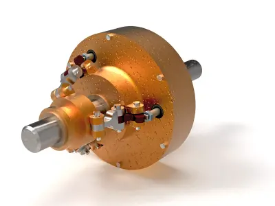 Multi plate Disc clutch 3D print model