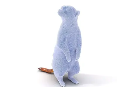 Stylish Meerkat model pack Low-poly 3D model