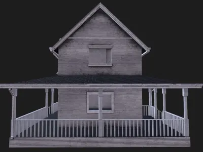 Farm House  Low-poly 3D model