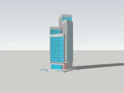 Urban Highrise 1 3D model