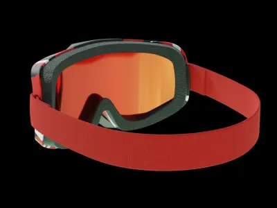 Motocross visor 3D model