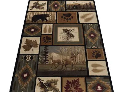 Rug Set 850 3D model