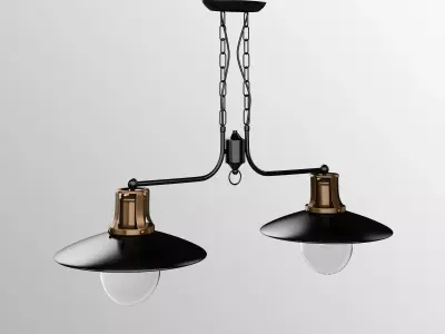 Industrial lamp Free 3D model