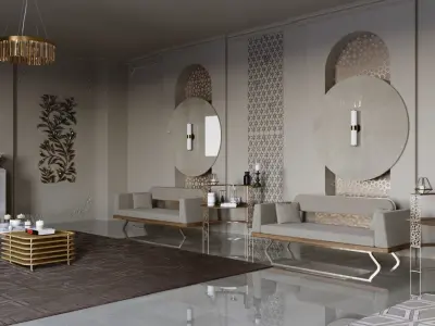 Interior - Livingroom - 190923 3D model