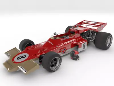 Lotus Type 72 Formula-1 3D model
