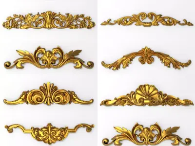  decorative patterns 3D model