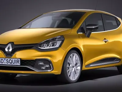 Renault Clio RS 2017 3D model