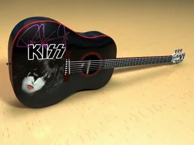 Washburn PS9 Paul Stanley Guitar 3D model