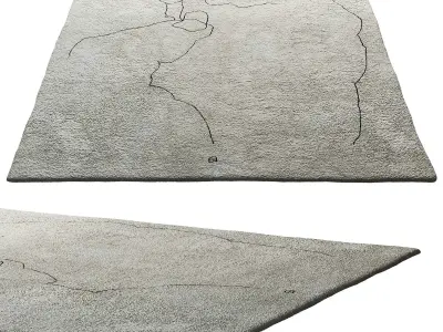 210 rugs and carpets 04 Chillida Mano 1993 by nanimarquina 3D model