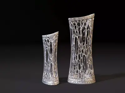 Decorative vases 3D print model