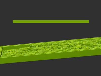 Dragons square 3D print model