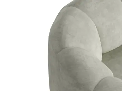 Rachel Tufted Sofa 3D model