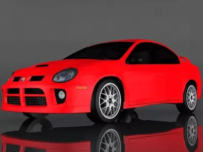 Dodge Neon SRT4 Low-poly 3D model