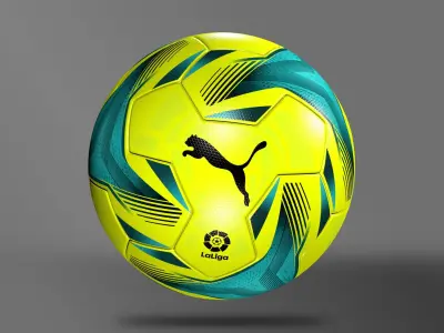 PUMA Adrenalina LaLiga ball 2021-2022 3D model