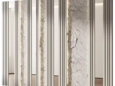 Decorative V84 Wall Panels 3D model
