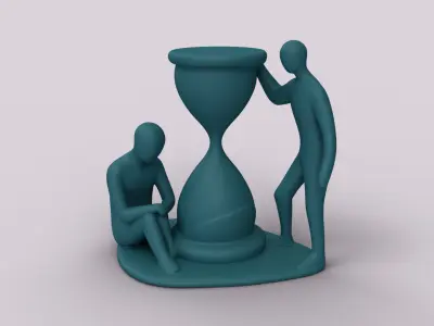 Flow of Time - A Symbol of Patience and Hope 3D print model