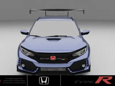 Honda Civic Type R 3D model