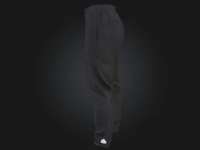 Black Joggers Design Casual Sportswear Model for Urban 3D model