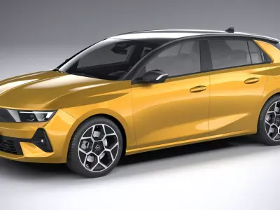 Opel Astra 2022 3D model