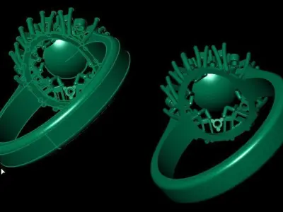 Jewelry ring29 3D print model