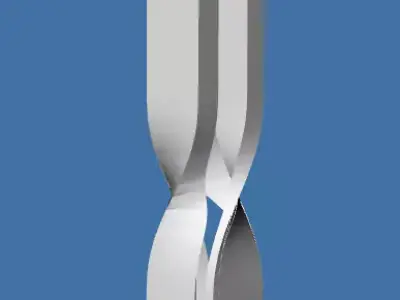 twisted tower skin  Free 3D model