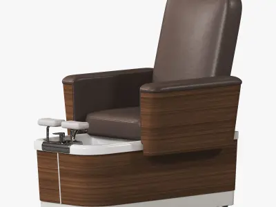 Pedicure chair FOOT DREAM LUXURY Low-poly 3D model