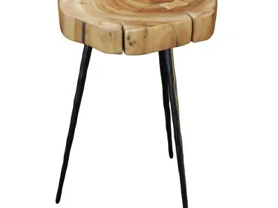 Eider Side Table Low-poly 3D model