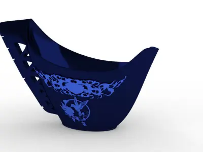 Decorative Bowl 3D print model