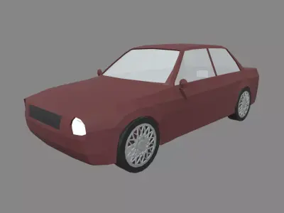 Low Poly Car 01 Low-poly 3D model