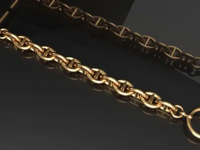 Hermes Chaine dancre bracelet 3D print model