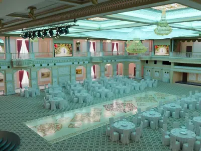 Grand Ballroom Almaty 3D model