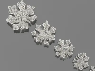 ginkgo leaf texture pendant 3D print model