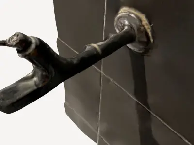 Faucet on a Wall 3D print model