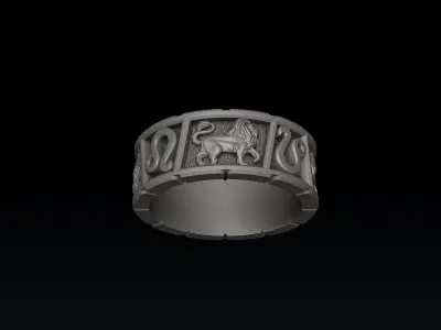 Zodiac Horoscope Rings v2 Set Pack Collection