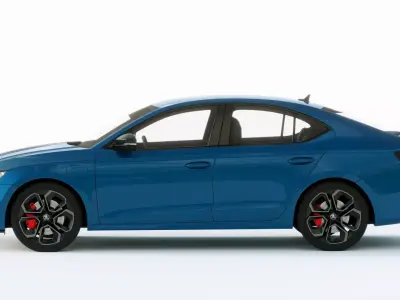 Skoda Octavia RS 2020 3D model