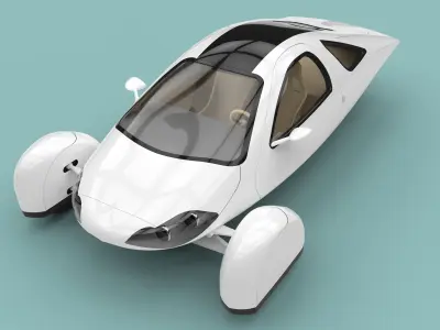 Aptera electric car 3D model