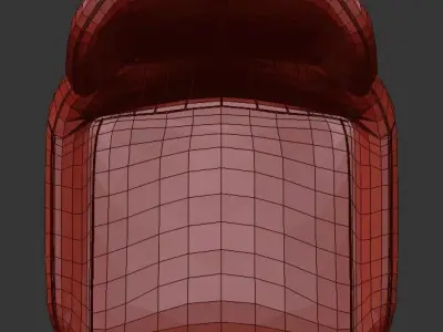 Modern Black Chair 3D model