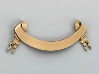 Decorative Ribbon 010 3D model