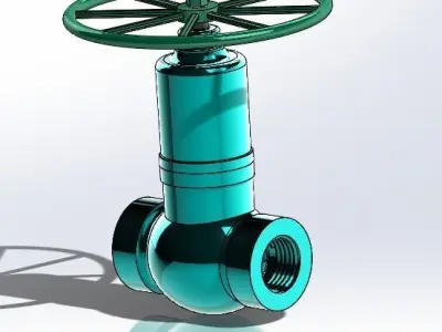 Stop valve  2 3D print model