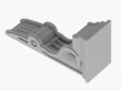 Scroll Corbel 13 3D model