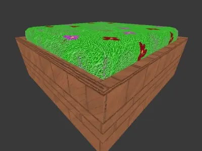 Planter Free low-poly 3D model