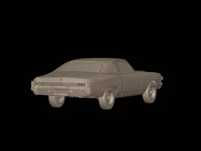 CHEVROLET MONTE CARLO 1972   3D print model