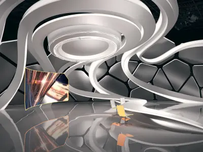 Virtual Studio 33 PBR Low-poly 3D model