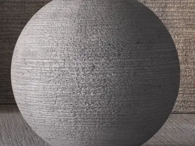 Plaster Stucco Brush Straight 8K-Seamless - Tileable-DrCG No 107 3D model