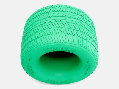 15x15 Hoosier Pro Street Radial Tire 33x21-5 3D print model