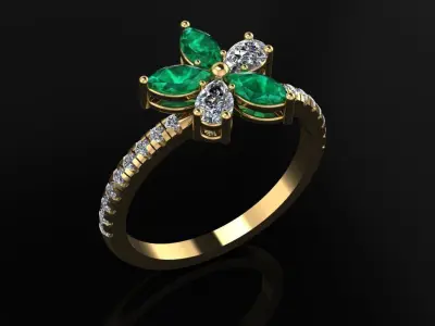 Tiffany Ring  3D print model