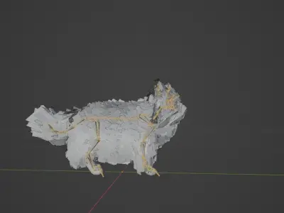 Nebelung Cat 3D model