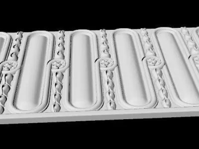 Decor for furniture 3D model 5