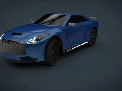 Nissan GT-R Free 3D model