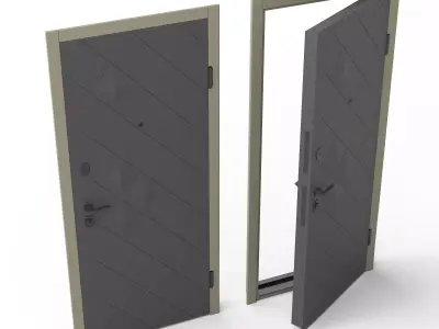 Monean Door 3D model